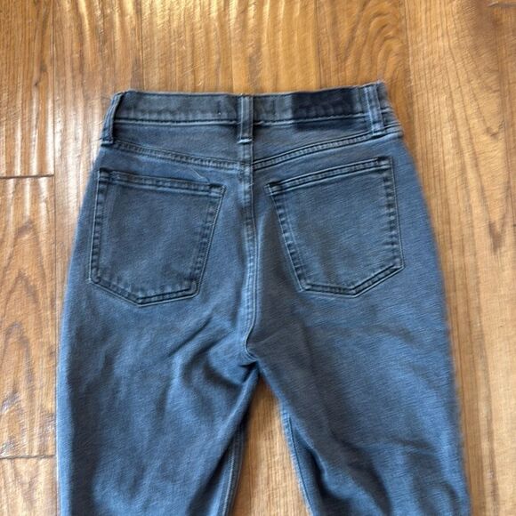Abercrombie & Fitch the 90’s high rise skinny jeans black wash 25/0 - Picture 10 of 11